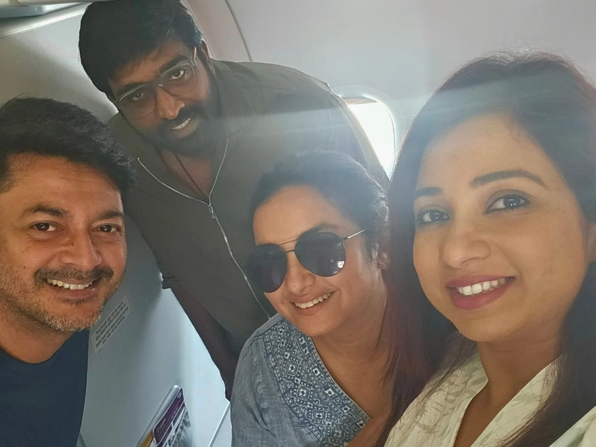 Vijay Sethupathi, Shreya Ghoshal Accompany Divya Dutta As They Jet Off To Goa For IFFI 2023; See Pic