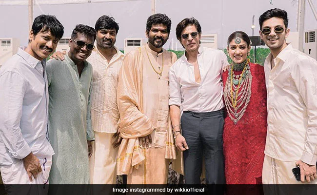 Shah Rukh Khan Poses With Vijay Sethupathi In New Pics From Nayanthara And Vignesh Shivan's Wedding